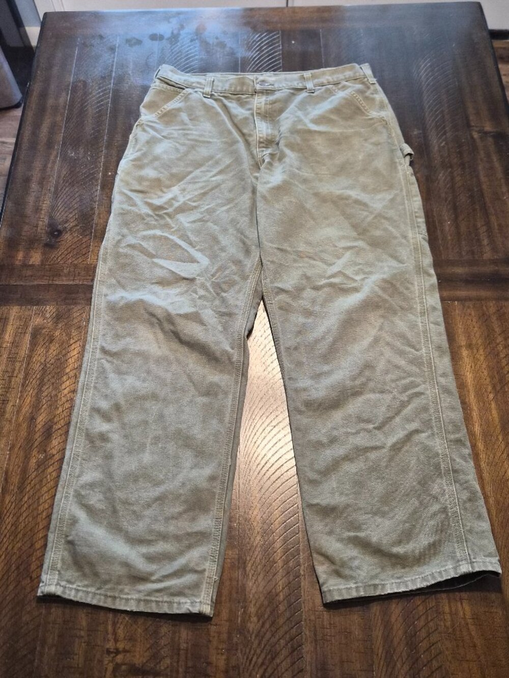 Vintage Carhartt B11 MOS Work Wear Carpenter Pants Baggy Mens Size 36x32 G818